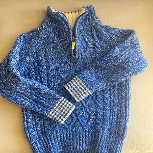 Mini Boden Kids Quarter Zip Pullover Sweater